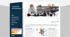 Desktop Screenshot of ap-spanish.com