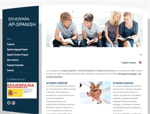 Tablet Screenshot of ap-spanish.com